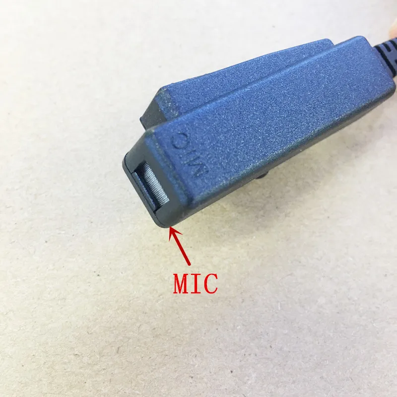 Черная длинная воздушная трубка PTT с разъемом M 2-контактные наушники для motorola cp040