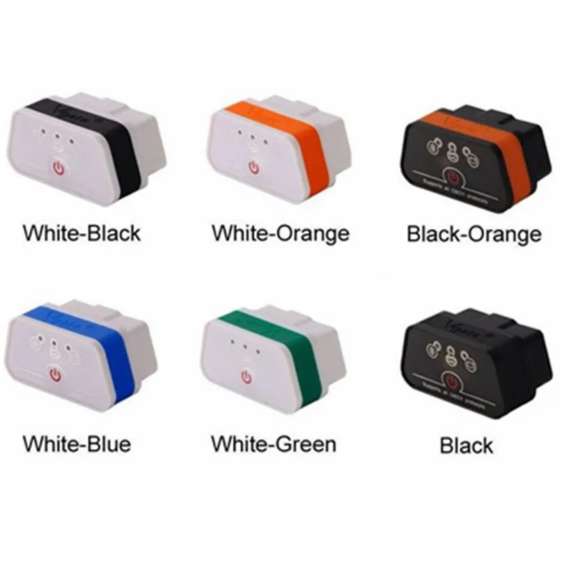 50 шт. dhl Бесплатная Vgate iCar2 Bluetooth с 6 цветами доступны для Android только ELM327 Авто OBDII iCar 2