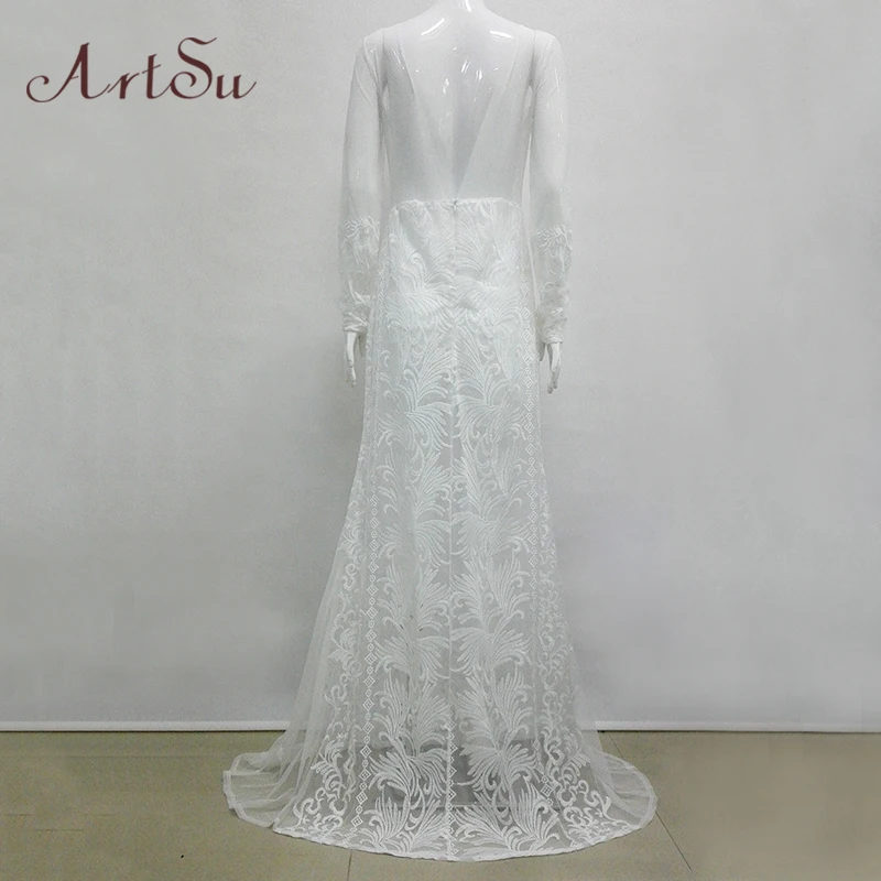Арцу осеннее белое кружевное свадебное платье вечерние платья Макси женское