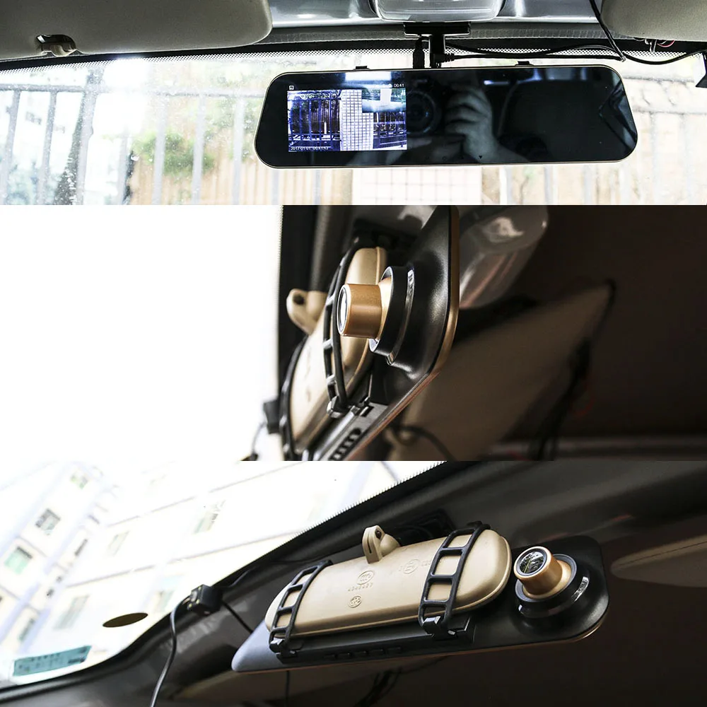 HGDO 4.3 ''FHD 1080P видеорегистраторы автомобильные регистратор car dvr с двойной