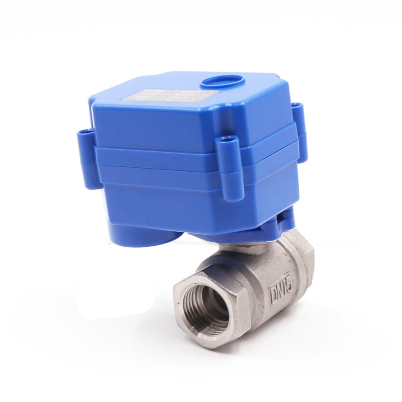 Лучшее качество и низкая цена cwx-15n/q dn15 dn20 12v ss304 моторизованный шаровой клапан для