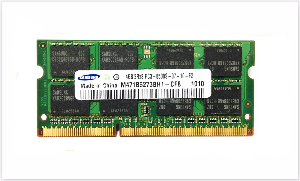 Оперативная память Samsung NB для ноутбука 2 ГБ 4 8 PC3 DDR3 1066 МГц 1333 1600 2g 4g 8g SO-DIMM 10600S 8500S |