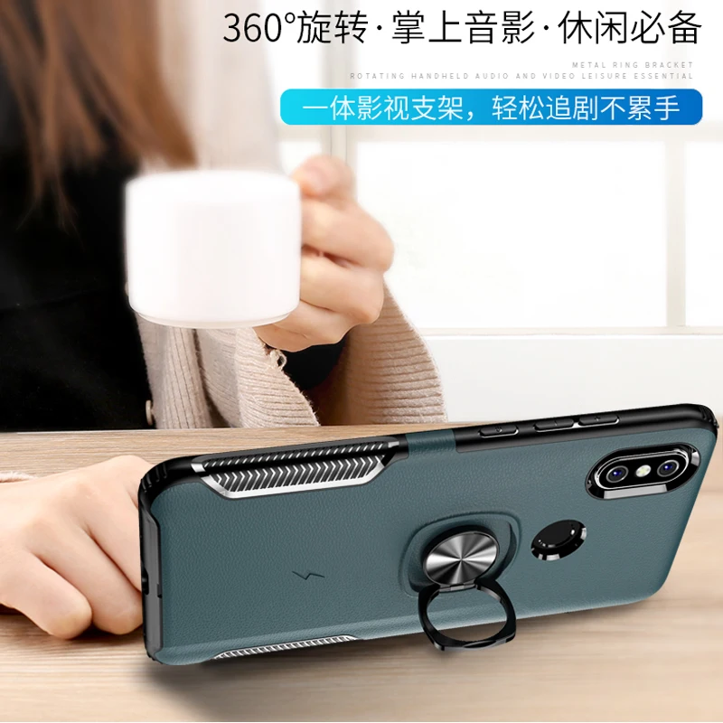 Чехлы для Xiaomi mi8 с магнитным кольцом и подставкой чехол телефона 8 SE автомобильные