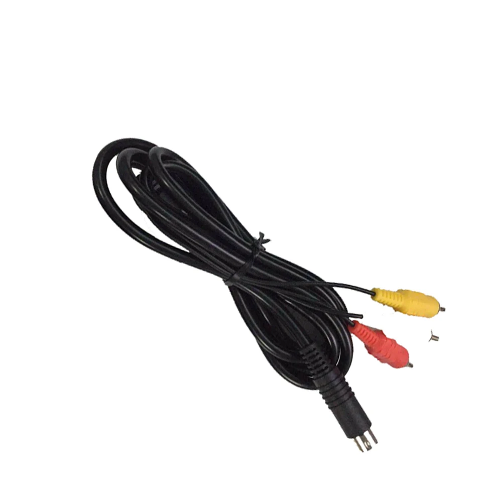 10 шт. новый кабель AV 9 pin для SEGA Mega Drive 2 RCA шнур Genesis Аудио Видео патч-корд 6ft |