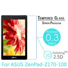 Закаленное стекло для ASUS ZenPad C 7,0, Защитная пленка для планшета 7 дюймов, Z170, Z170CG, Z170CX, Z170C, P01Y, P01Z, 9H, 0,3 мм