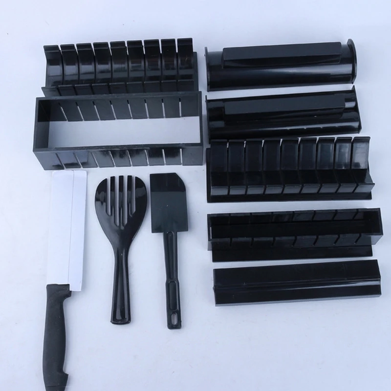 Сделай сам 10 шт./компл. форма для суши устройство резак роликовый шеф повар Onigiri