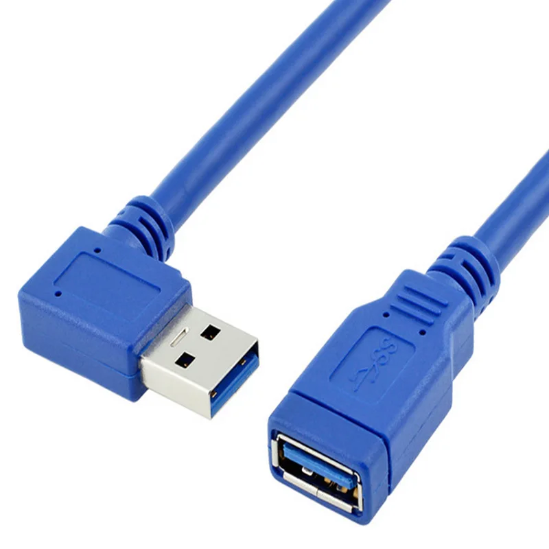 Удлинительные кабели для кабеля USB 3 0 под прямым и левым углом 30 см|Кабели