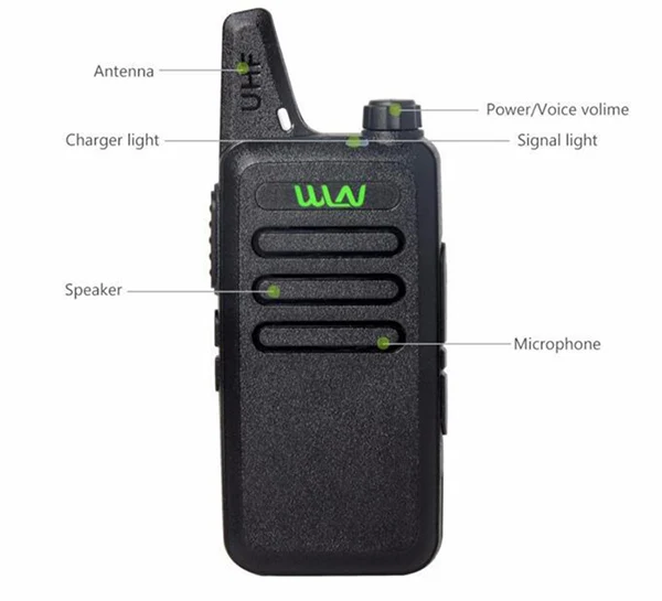 Ультратонкая Гарнитура Walkie Talkie профессиональная портативная рация большого