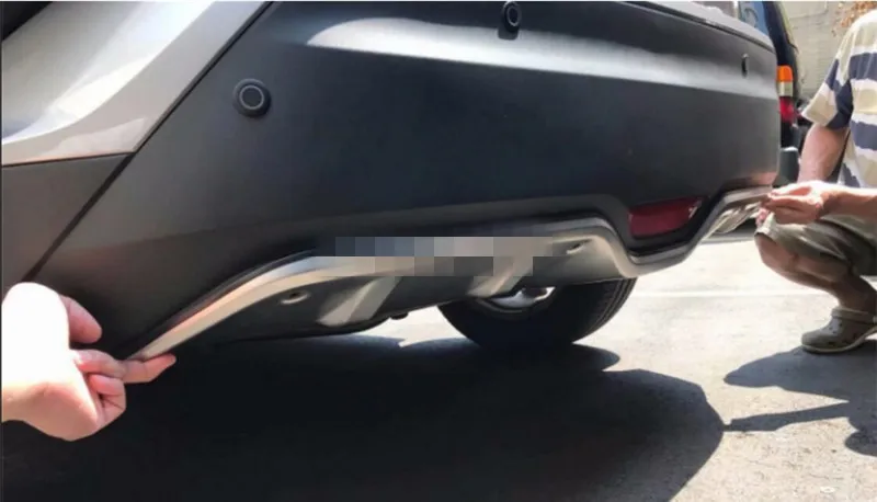 

Stainless Steel Exterior Front & Rear Skid Plate Bumper Board 2pcs Fit for Toyota C-HR CHR 2016 2017 2018 Accessories