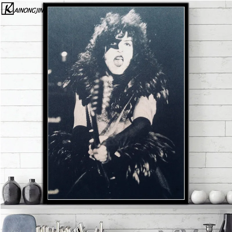 003 Художественный плакат Kiss Band плакаты и печать, Картина Настенная живопись на холсте украшение дома комнаты - Цвет: 003