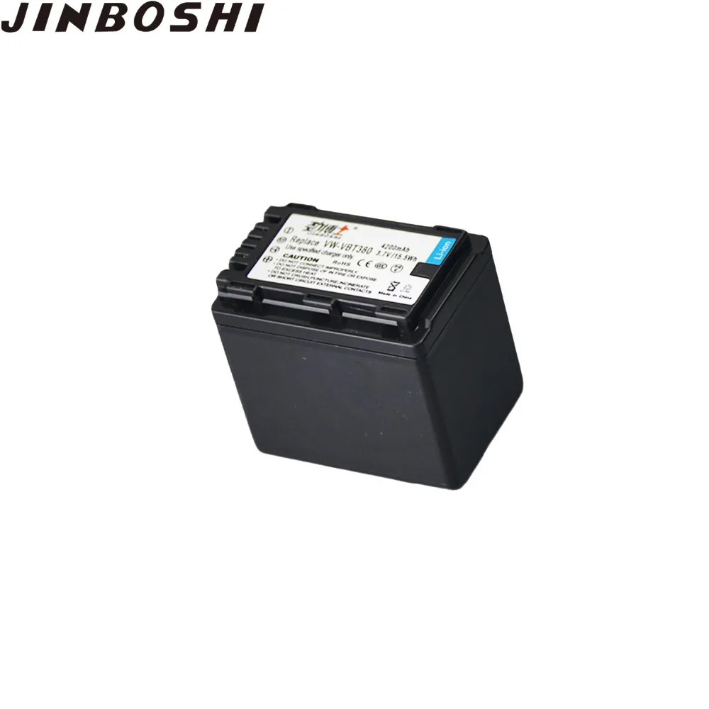 2 шт. VW-VBT380 VBT380 VWVBT380 VW VBT380 Батарея для цифрового фотоаппарата Panasonic HC-V250 HC-V380 HC-V510 HC-V520 V710 V720 V750 V770 VX870 VX981K