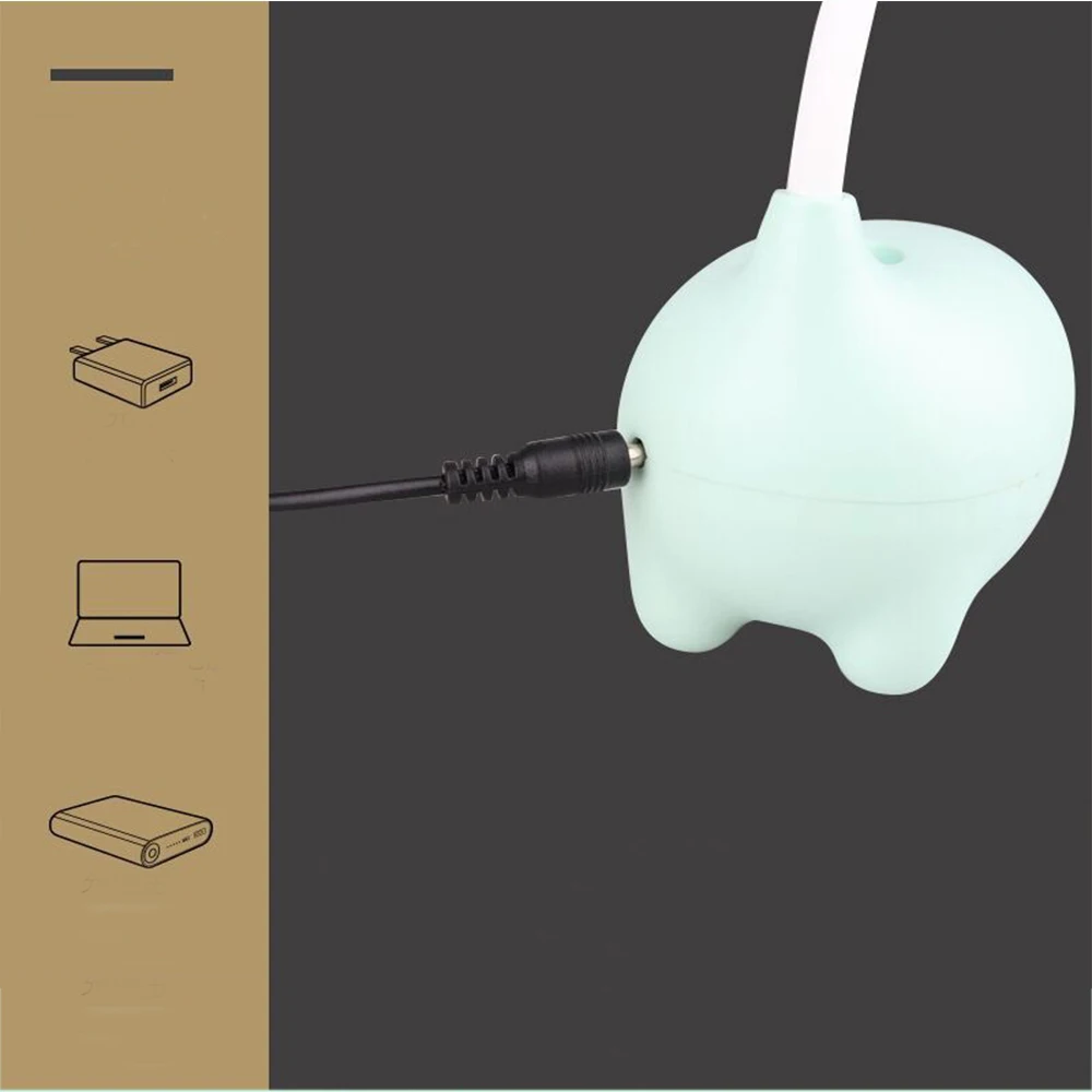 3 Вт перезаряжаемая детская Светодиодная настольная лампа с кнопкой включения