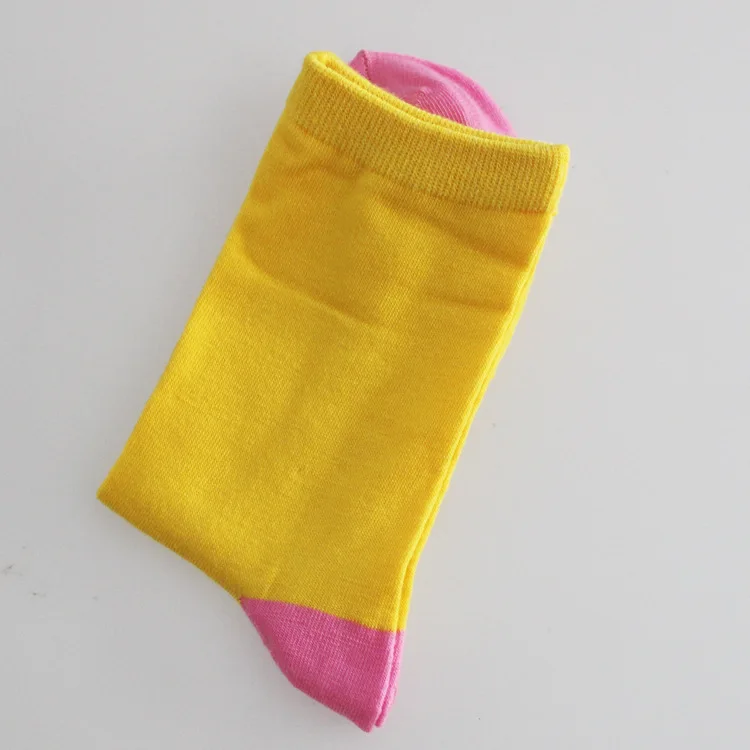 Мужские носки контрастного цвета британский стиль клетчатые Calcetines градиентные