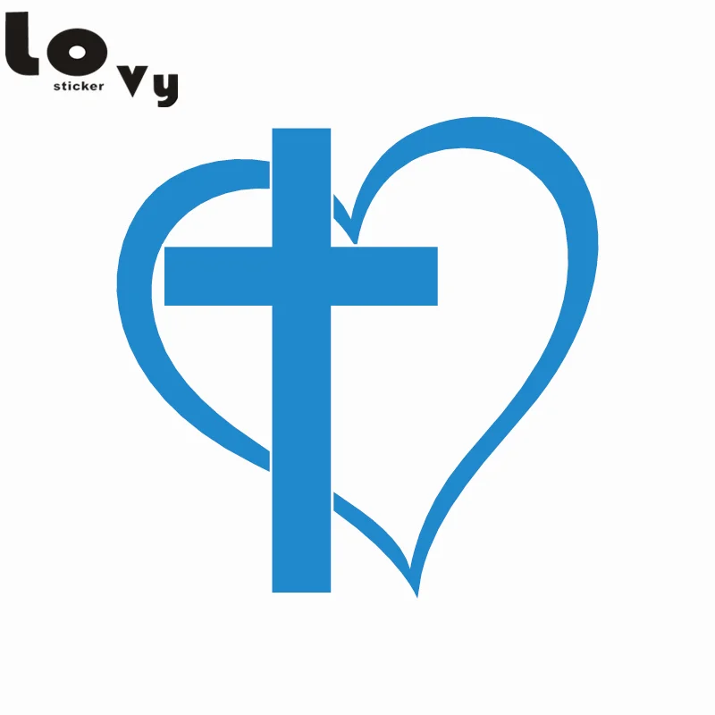 Виниловая наклейка на автомобиль с изображением Сердца Иисуса сердца |