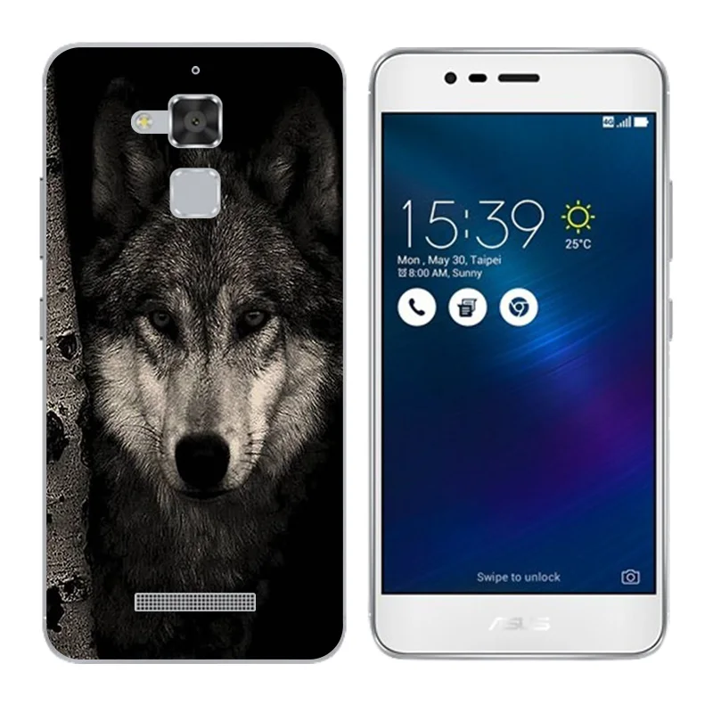 Cover for Asus Zenfone 3 Max ZC520TL Botanic Printing Case Silicon Coque ZenFone Deluxe ZS550KL Soft TPU Phone Bag |