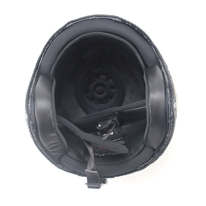 Для мотоциклетных шлемов 3/4 открытый шлем из искусственной кожи + Закрытая маска