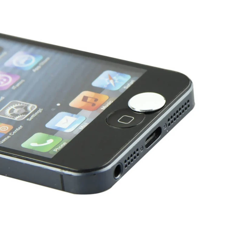 2 шт./лот Высокое качество Touch ID Главная Кнопка Стикеры черный белый цвет для Apple