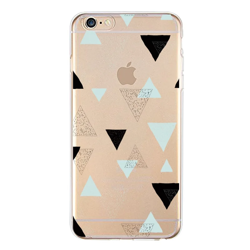 Cactus Soft Clear TPU Phone Case For iPhone 4/4s 5 5s 6 6plus 7 8plus x Silicone Fox Cat Printed Cover Free Shipping | Мобильные