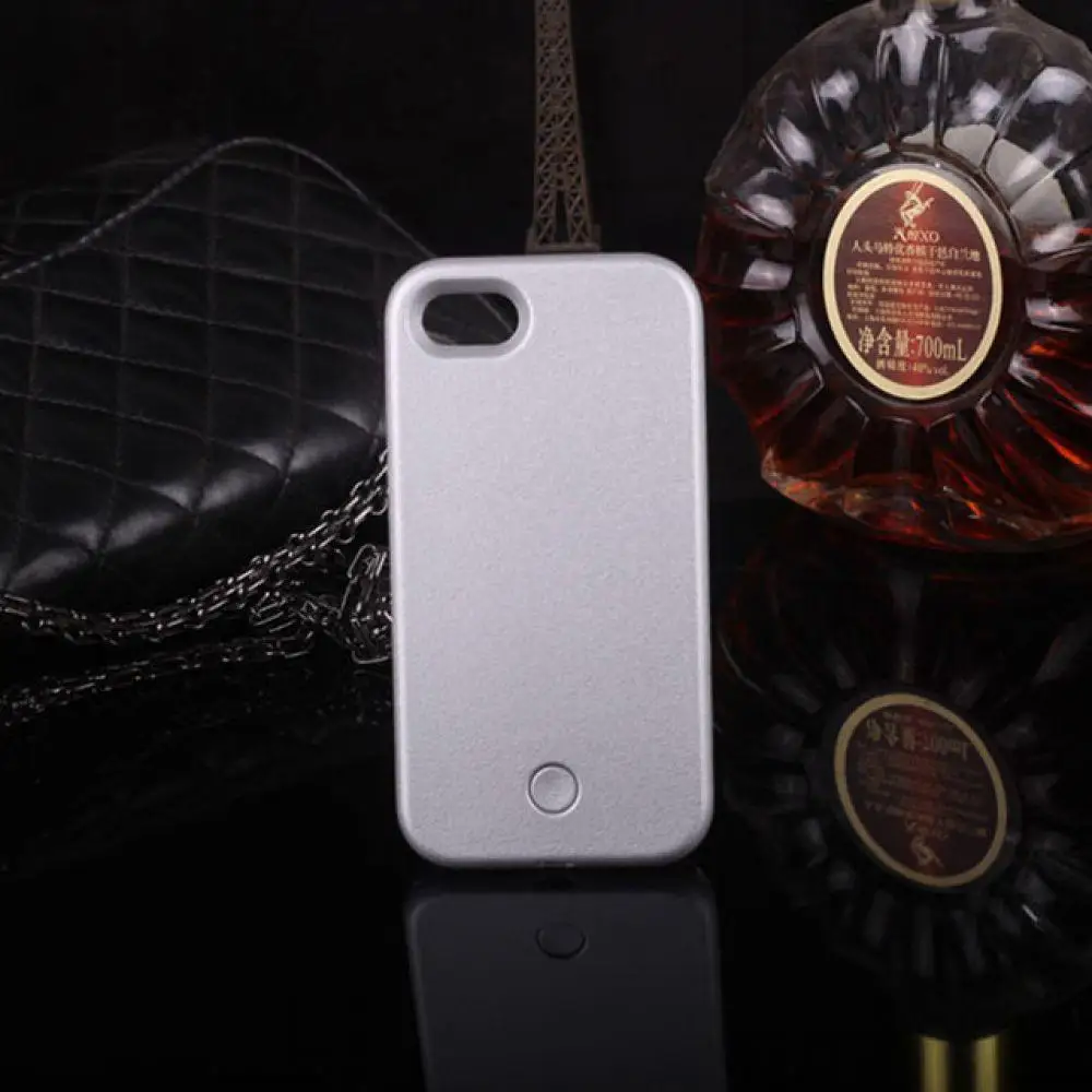 Light Glow Phone Case Cover for iPhone 6 6s 7 7plus Selfie For X XS 8 Plus Fill Artifact Cases |