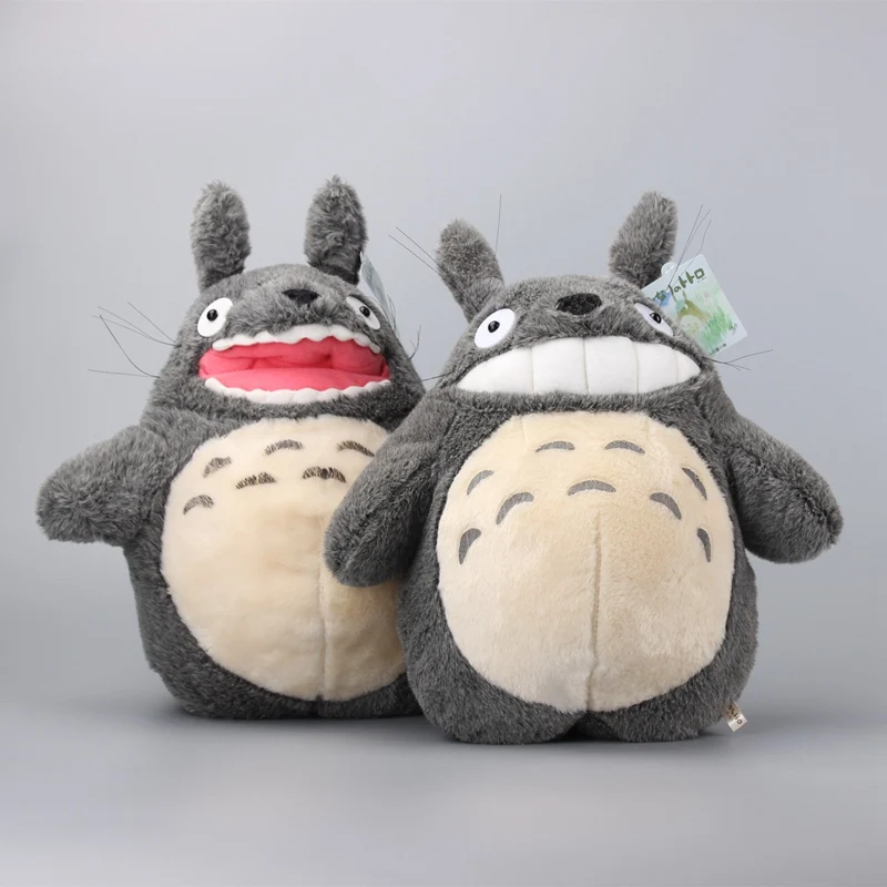3 вида стилей Ghibli Хаяо Миядзаки мой порхтор Тоторо Kawaii Плюшевые игрушки Тоторо Мягкие Peluche куклы Детский подарок на день рождения 36 см - Цвет: 2 Pieces