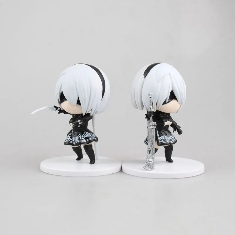 10-15 см NieR Automata jorha № 2 Тип B 2B Боевая фигурка ПВХ игрушки коллекция кукла аниме мультфильм модель рождественские подарки