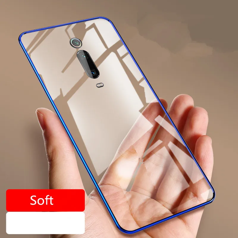 Прозрачный чехол xiaomi Red mi k20 Pro с блестками, задняя крышка из ТПУ для Red mi k20 xiaomi mi 9 t, мягкий глянцевый тонкий защитный чехол
