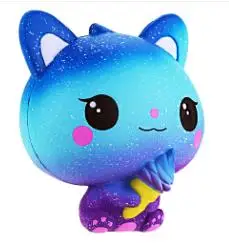 rainbow cat Каваи большой мягкий jumbo Cola панда олень животные squishi медленно поднимающийся сжимающий стресс игрушка антистресс игрушки для детей - Цвет: rainbow cat
