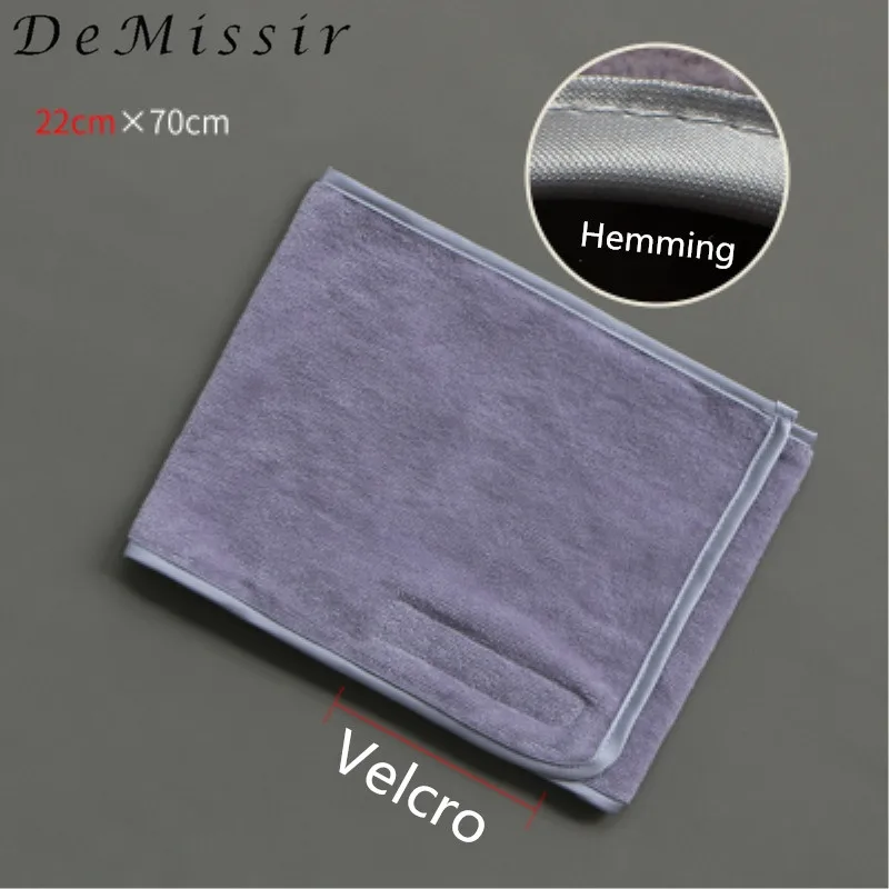 head towel 22x70cm DeMissir кастомный логотип OEM полотенце для салона красоты Egyptain хлопок ванна лицо рукой Полотенца s юбка Халаты Hotel серый белые Банные полотенца - Цвет: head towel 22x70cm