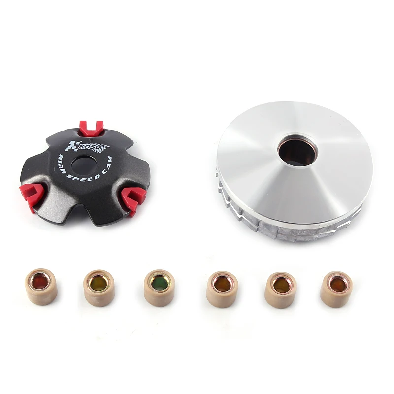 high performance variator set with copper rollers gy6 50 80 137qma 139qmb 4t scooter atv moped dio50 af18 af28 zx50 af34 af35 free global shipping
