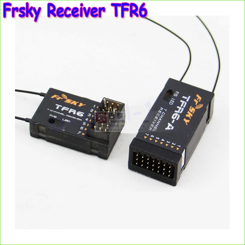 1 шт. новый 100% Оригинальный FrSky 2 4G 7 канальный ресивер TFR6 TFR6A для Futaba оптовая