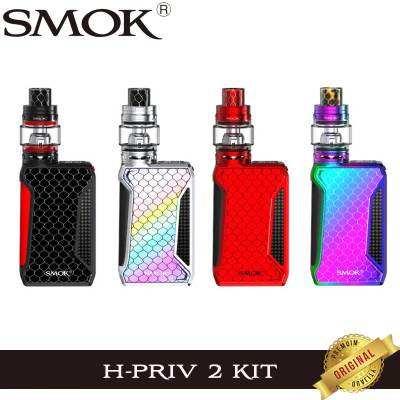 Оригинал Smok H Priv 2 комплекта 225 Вт поле Mod 6 мл TFV12 большой ребенок принц майка V8