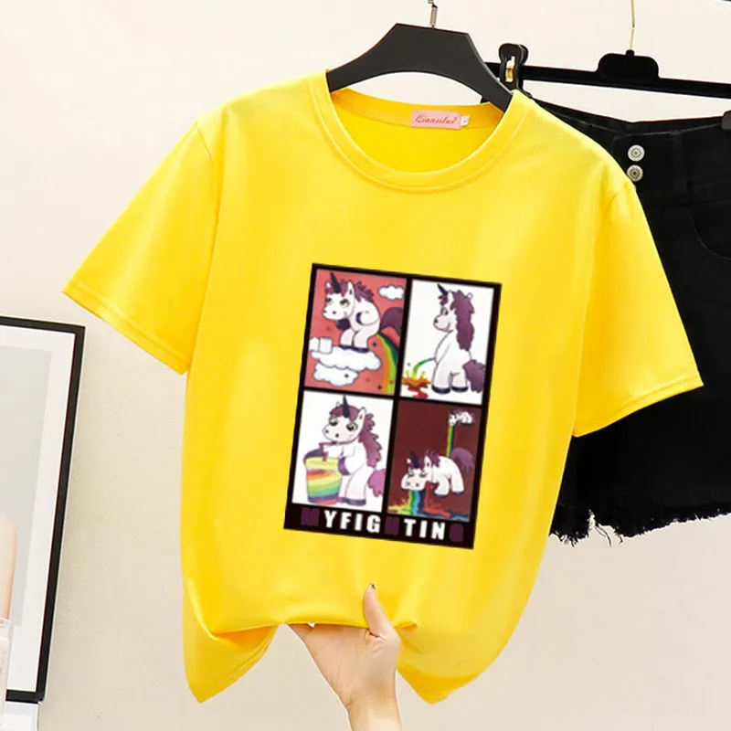 Летняя футболка с короткими рукавами для женщин Новые Топы влюбленных тонкий