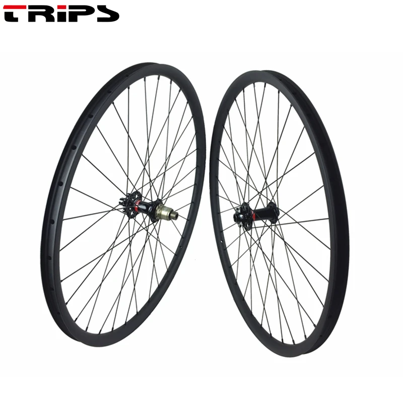 29er mtb повышающие колеса 34 мм Ширина бескамерный XC горный велосипед углеродная