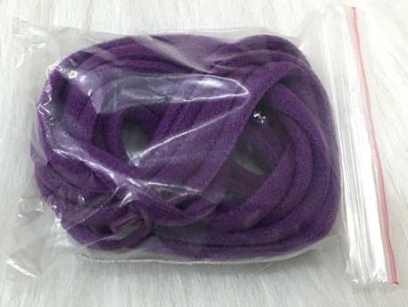 Purple 1 пара шнурки полукруглой формы спортивные кроссовки плоские шнурки строки для нескольких Цвет 100/120/ 140 см BY1 - Цвет: Purple
