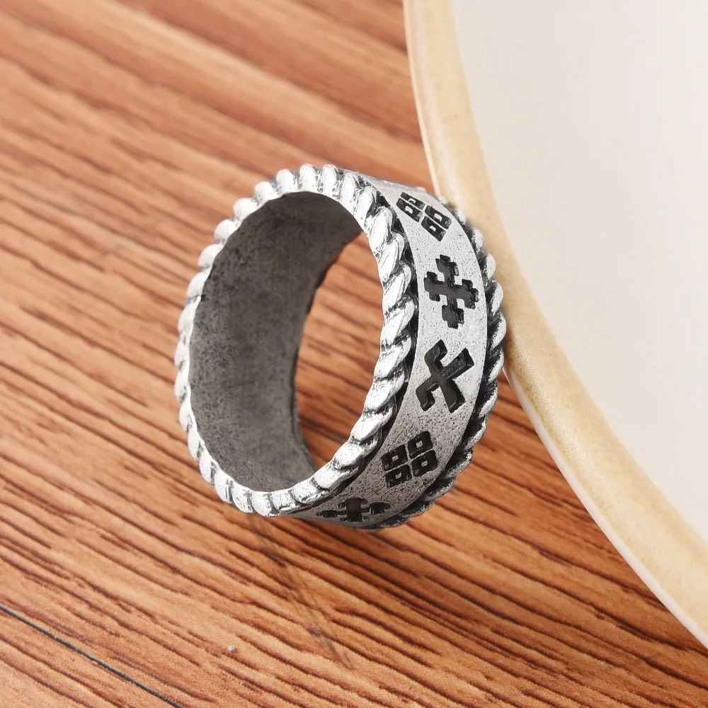 Latvian Pagan Ring Amulet Jewelry for Women Men Ethnic Drop Shipping | Rings