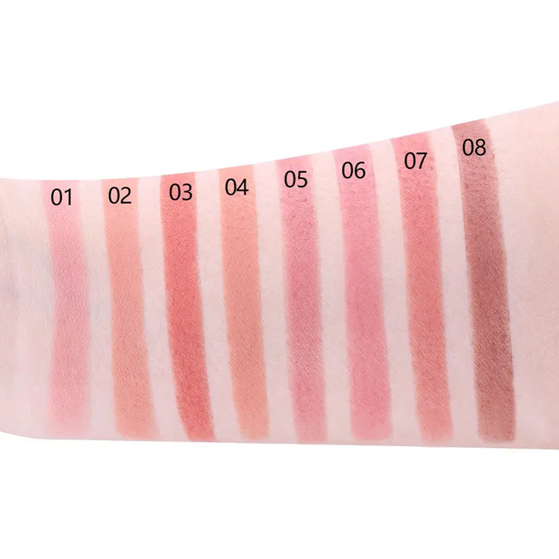 MISS ROSE макияж 8 цветов матовый минеральный Румяна лицо и щеки мягкий натуральный