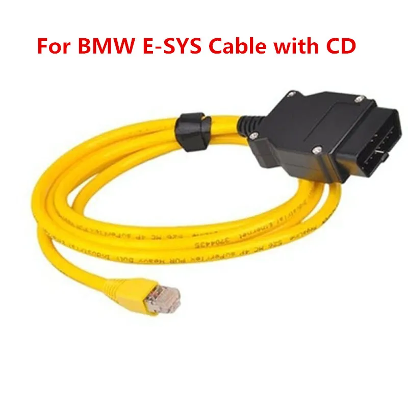 Интерфейсный кабель для B-M-W ENET (Ethernet-OBD) E-SYS ICOM Coding F-series новейшая версия