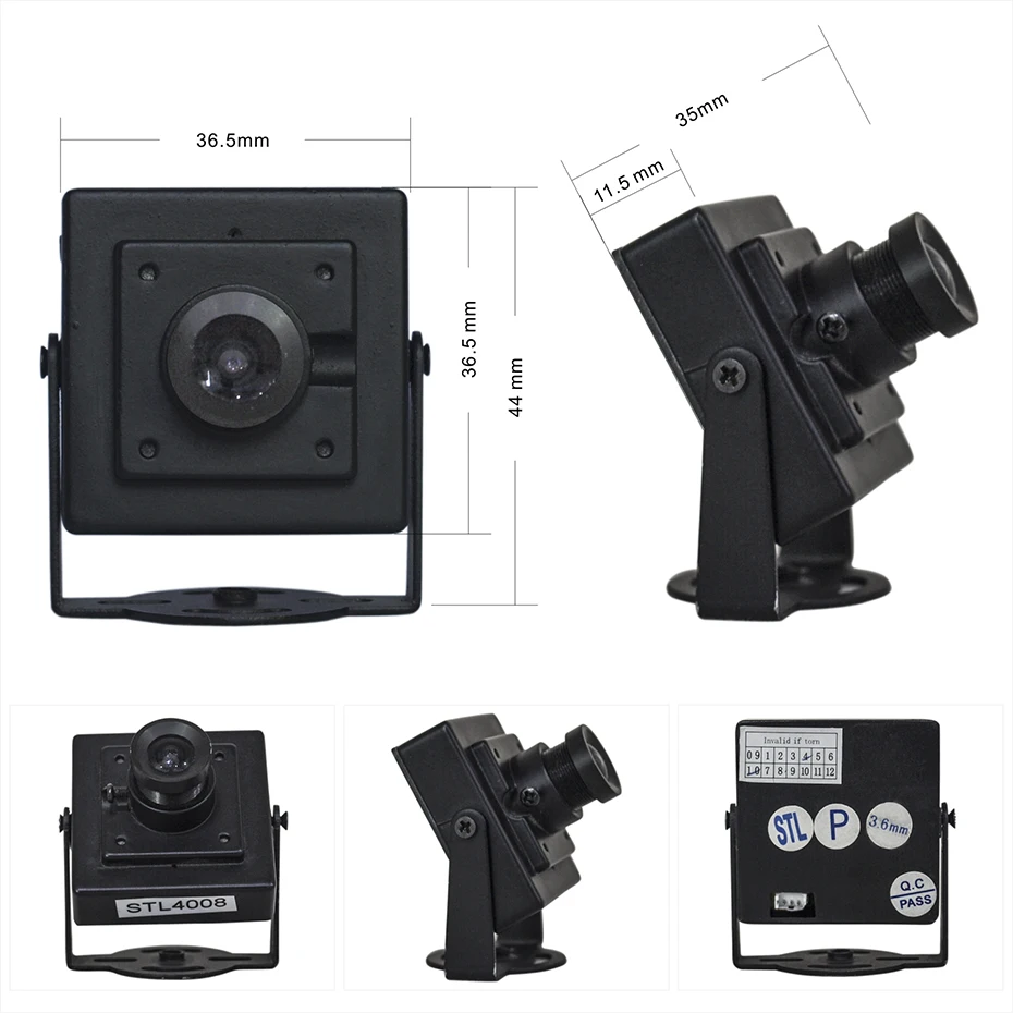 DEECAM Домой Микро Камеры Системы Безопасности Мини HD Видеорегистратор Модуль 1/4 CCTV