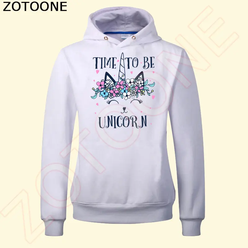 ZOTOONE милый Единорог палочки Diy мультфильм теплопередачи патчи Железный на детей
