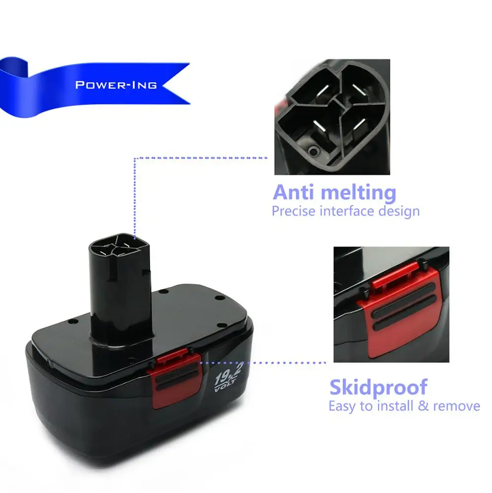 19 2 v 3ah NI CD запасная батарея для мастера 11375 11376 130279005 130279007 C3|Комплекты батарей| |