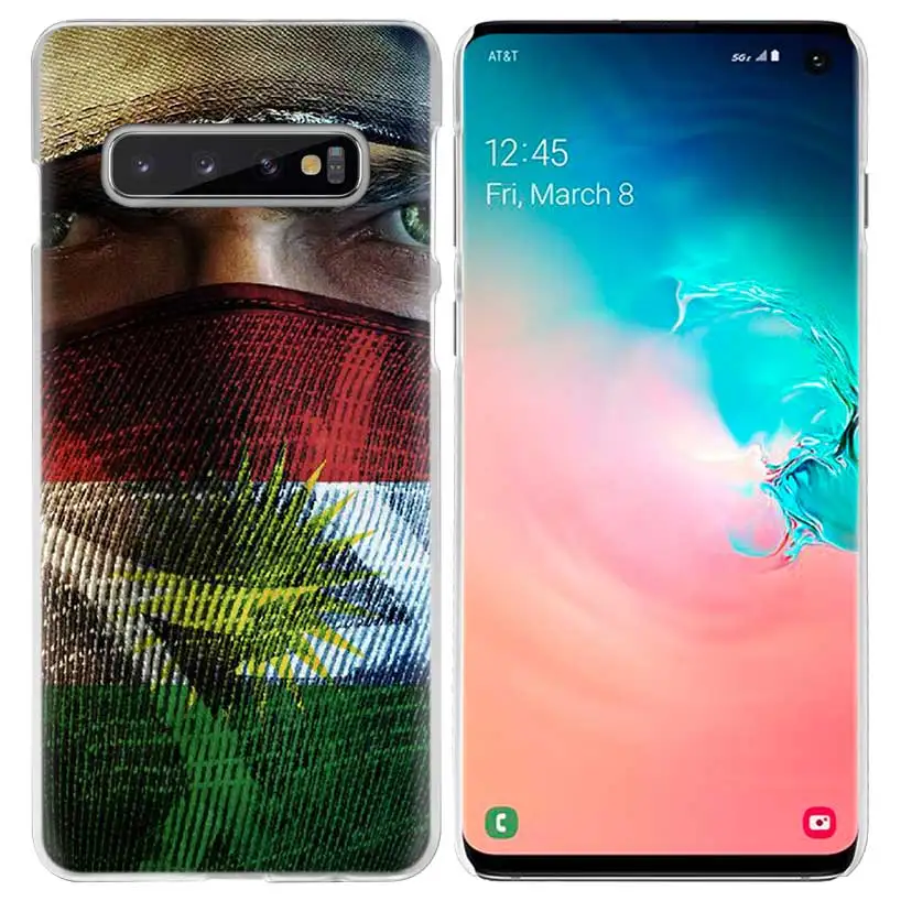 08 Курдистана чехол с флагом для samsung Galaxy S10 5G S10e S9 S8 M30 M20 M10 J4 J6 плюс J8 Note 8 9 прозрачный жесткий чехол из ПК для телефона Coque - Цвет: 08
