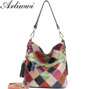 Женская сумка через плечо, из натуральной кожи, разноцветная, ручная работа, индивидуальная, вместительная, GB04