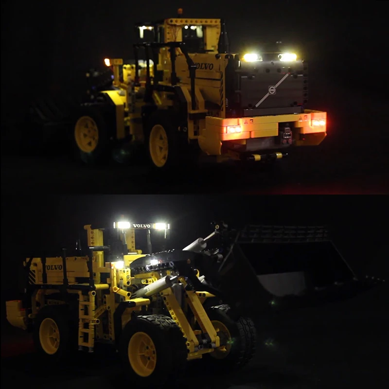 Светодио дный свет для lego 42030 Совместимость 20006 метод Volvo L350F колесный погрузчик