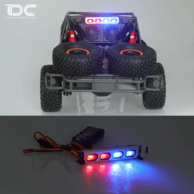 DC RC задний светильник светодиодный ряд s полицейский цветной для TRAXXAS UDR DCAB 8004