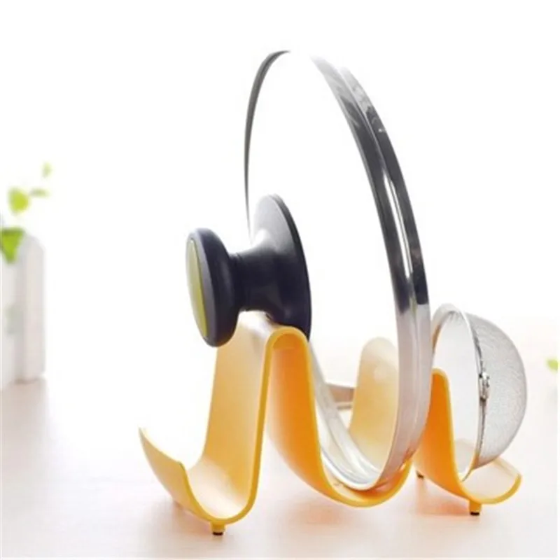 1 шт. ложка волнистый стиль пластиковый кухонный горшок крышка для сковороды