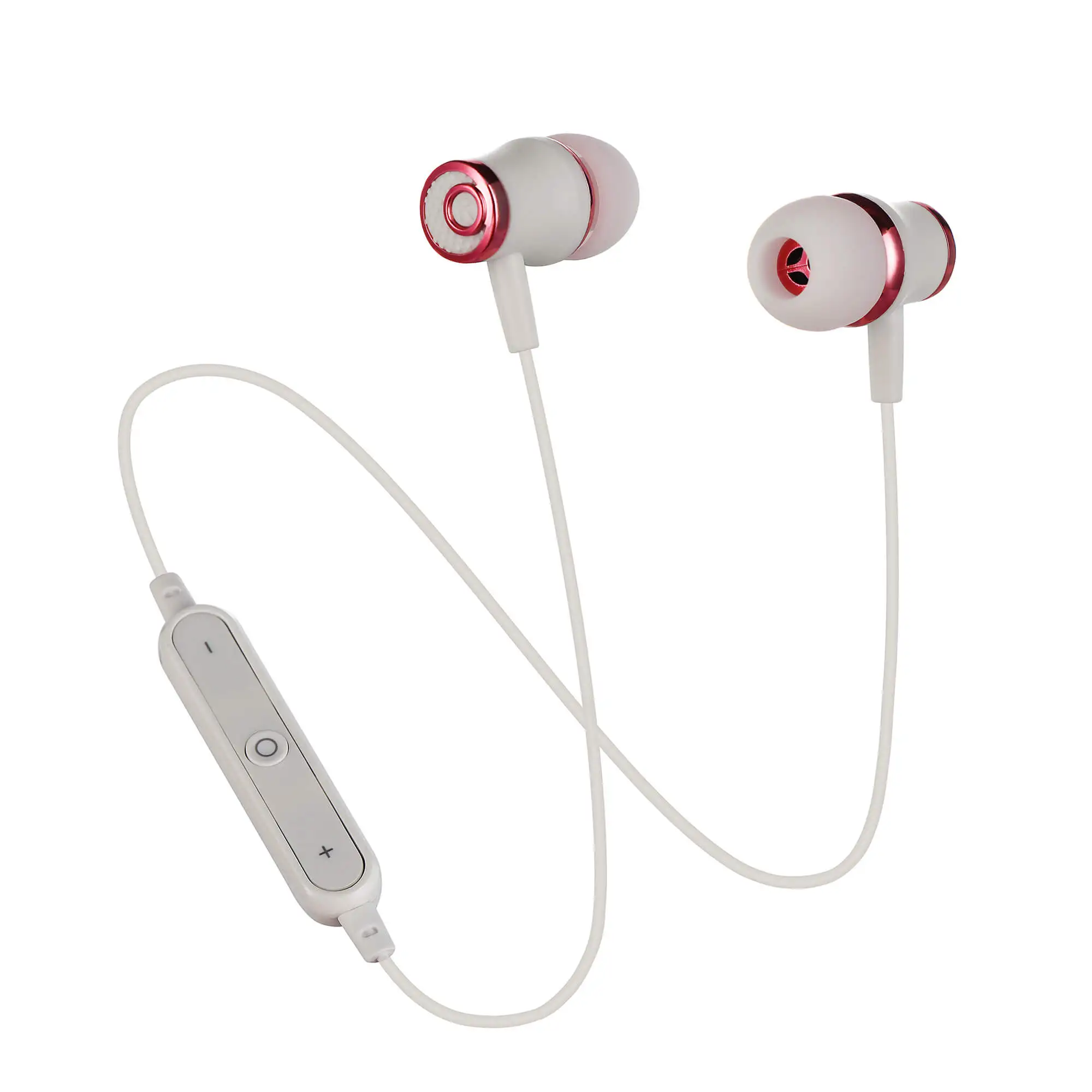 white red Мини Портативный беспроводной Bluetooth 4,1 стерео гарнитура громкой связи Наушники вакуумные наушники с микрофоном - Цвет: white red