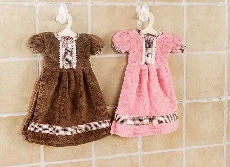 Креативное утолщенное полотенце из кораллового флиса подвесные абсорбирующие