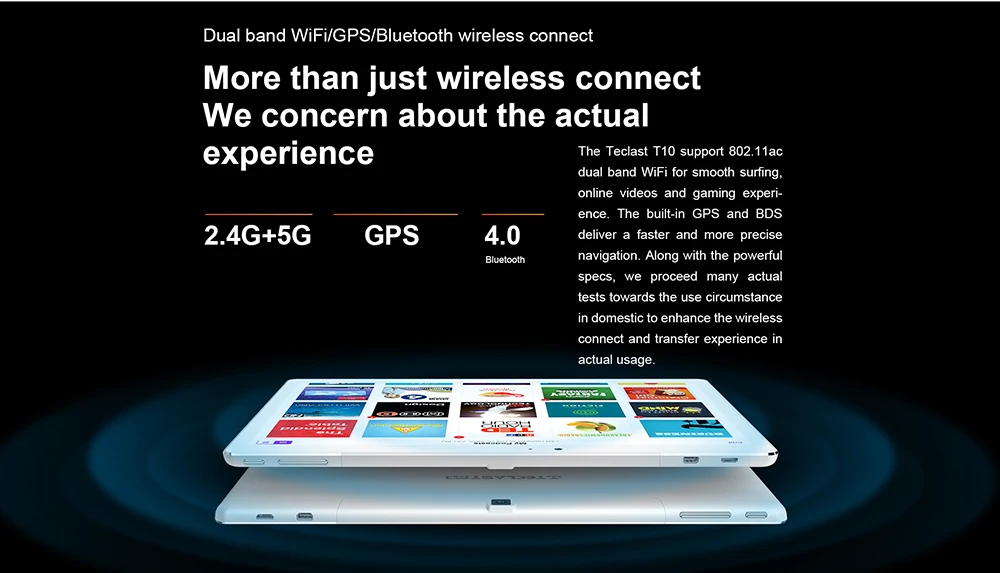Teclast T10 10,1 дюймовый планшетный ПК Android 7,0 MTK8176 Hexa Core 1,7 ГГц 4 Гб ОЗУ 64 Гб ПЗУ датчик отпечатков пальцев двойная WiFi OTG камера
