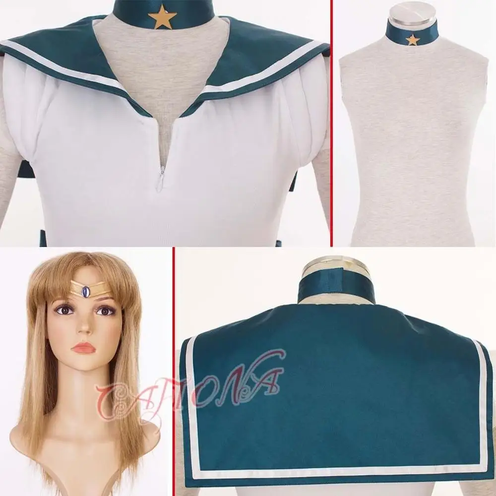 Соблазнительный костюм аниме Сейлор Харука тенох Уран Косплей Костюм файтинг