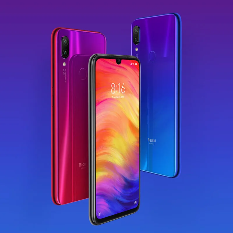 Xiaomi Redmi Note 7 с глобальной прошивкой 4 Гб 128 ГБ Восьмиядерный процессор Snapdragon 660